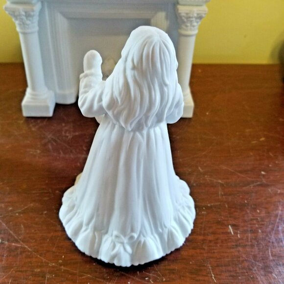 Depart 56 Decorating The Mantle Silhouette White 5 Pc Porcelain Cheryl Johnson - Picture 8 of 12